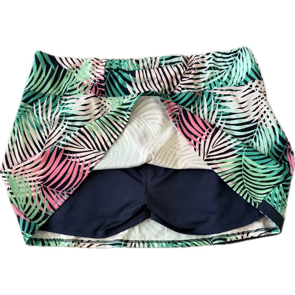Tommy Bahama Skort XL Floral Print Athletic Golf Skirt Tropical Wrap‎ Hawaiian